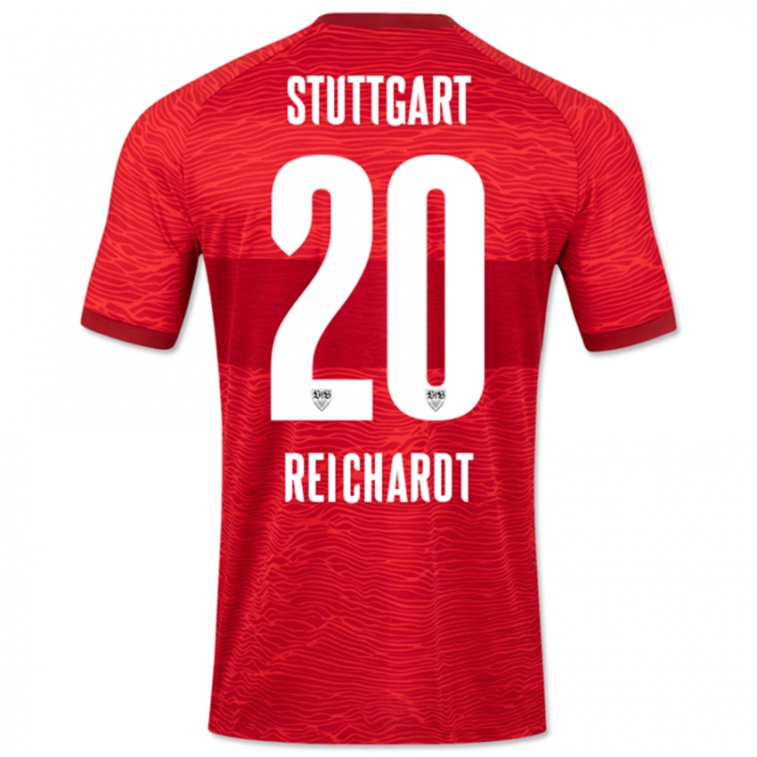 Mujer Camiseta Leon Reichardt #20 Rojo 2ª Equipación 2023/24 La Camisa
