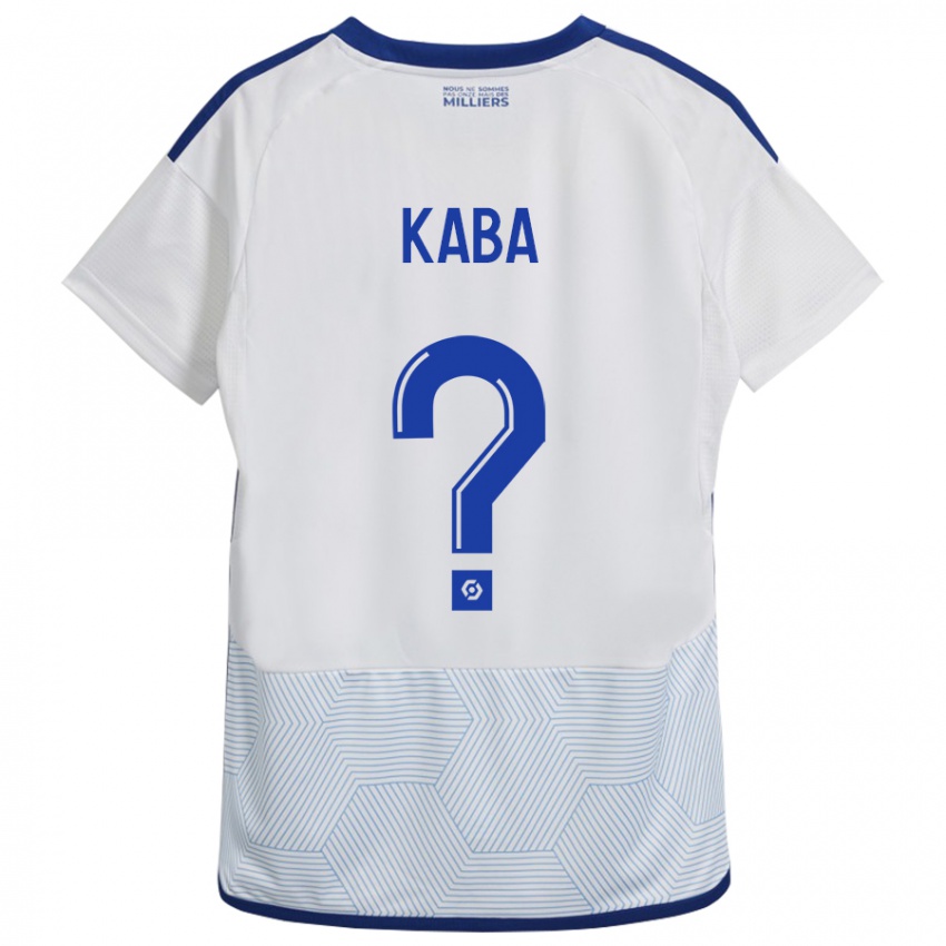 Mujer Camiseta Kanfory Kaba #0 Blanco 2ª Equipación 2023/24 La Camisa