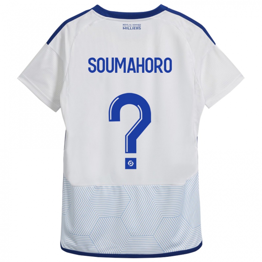 Mujer Camiseta Mohamed Soumahoro #0 Blanco 2ª Equipación 2023/24 La Camisa