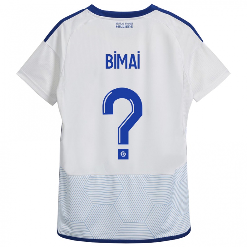 Mujer Camiseta Longin Bimai #0 Blanco 2ª Equipación 2023/24 La Camisa