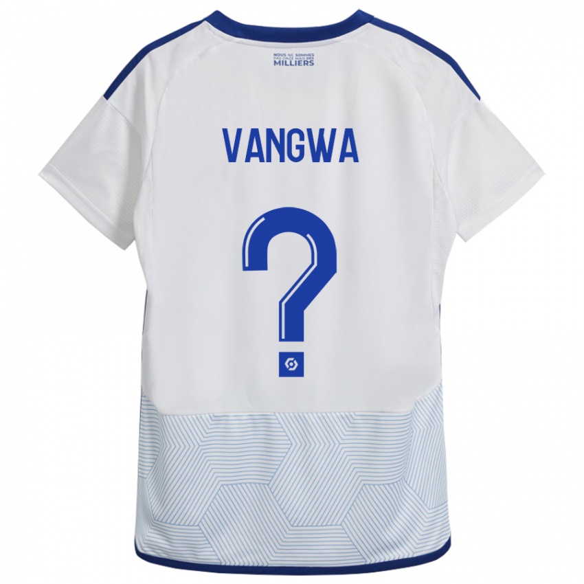 Mujer Camiseta Jilva Vangwa #0 Blanco 2ª Equipación 2023/24 La Camisa