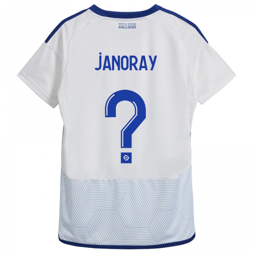 Mujer Camiseta Sacha Janoray #0 Blanco 2ª Equipación 2023/24 La Camisa