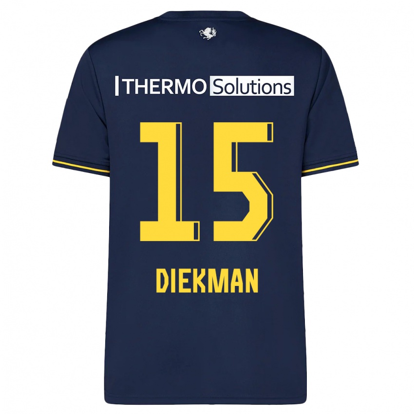 Mujer Camiseta Jill Diekman #15 Armada 2ª Equipación 2023/24 La Camisa