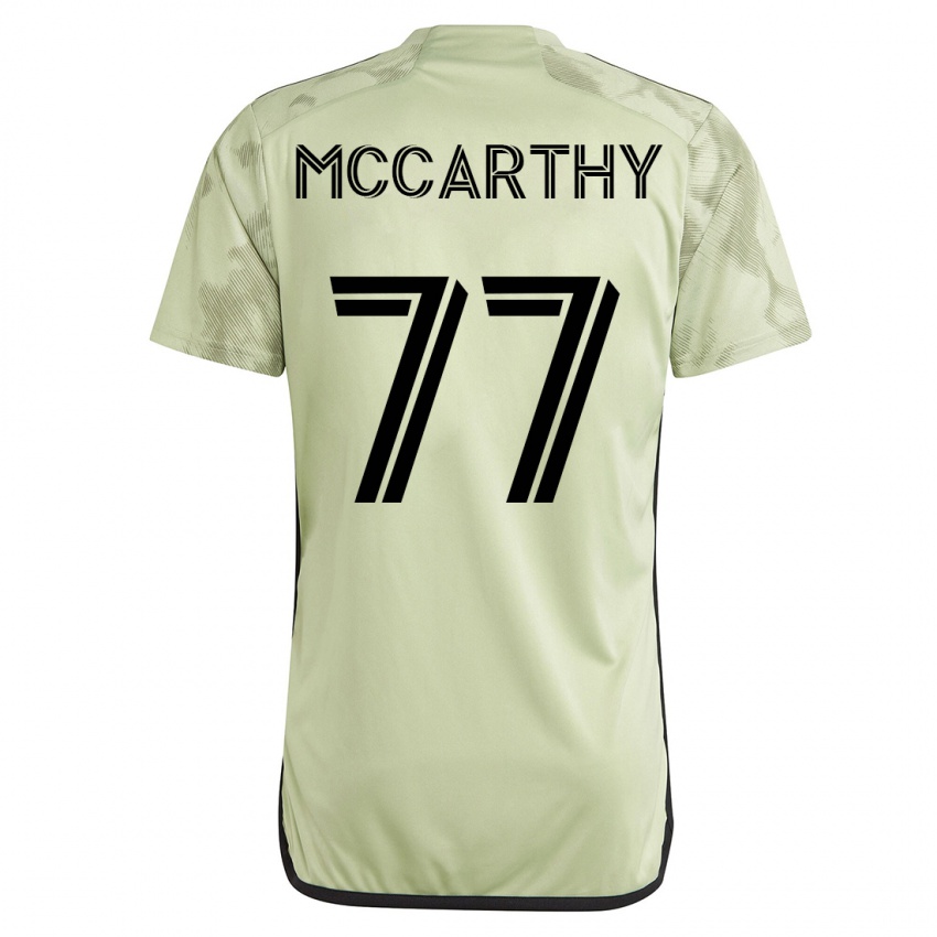 Mujer Camiseta John Mccarthy #77 Verde 2ª Equipación 2023/24 La Camisa