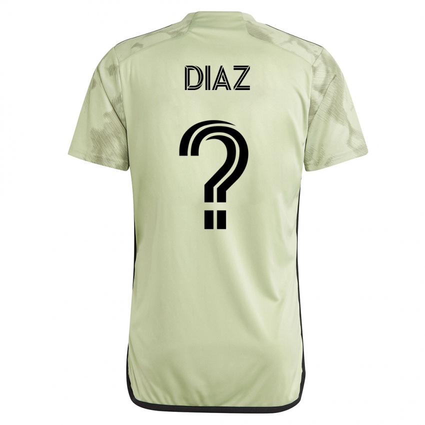 Mujer Camiseta Christian Díaz #0 Verde 2ª Equipación 2023/24 La Camisa