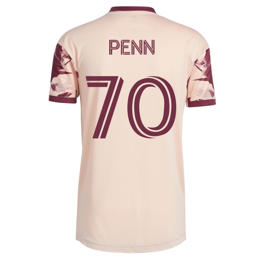 Mujer Camiseta Josh Penn #70 Blanquecino 2ª Equipación 2023/24 La Camisa