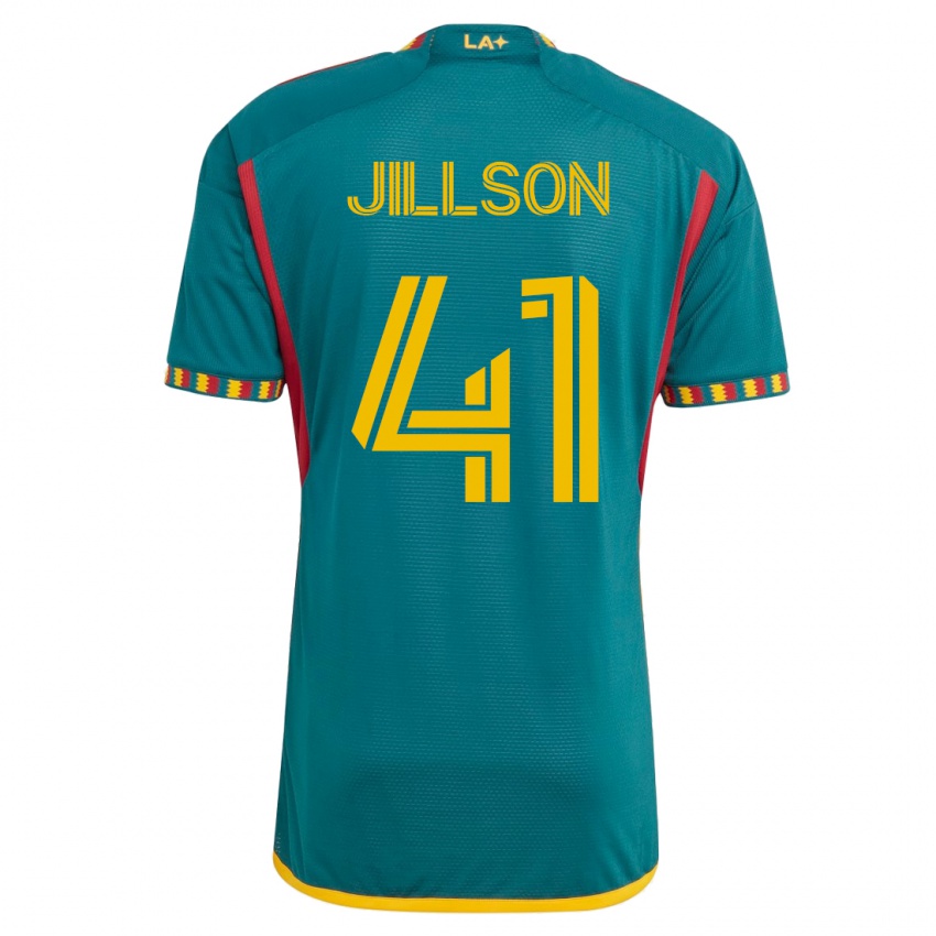 Mujer Camiseta Simon Jillson #41 Verde 2ª Equipación 2023/24 La Camisa