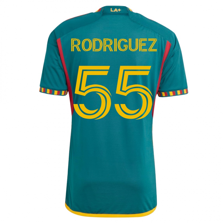 Mujer Camiseta Diego Rodriguez #55 Verde 2ª Equipación 2023/24 La Camisa