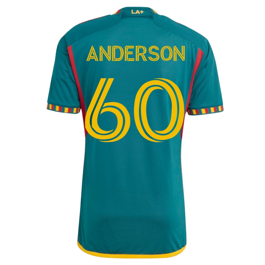 Mujer Camiseta Nolan Anderson #60 Verde 2ª Equipación 2023/24 La Camisa