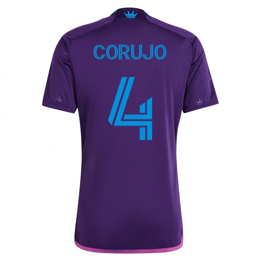 Mujer Camiseta Guzmán Corujo #4 Violeta 2ª Equipación 2023/24 La Camisa