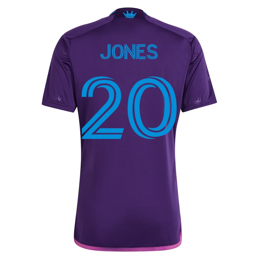 Mujer Camiseta Derrick Jones #20 Violeta 2ª Equipación 2023/24 La Camisa