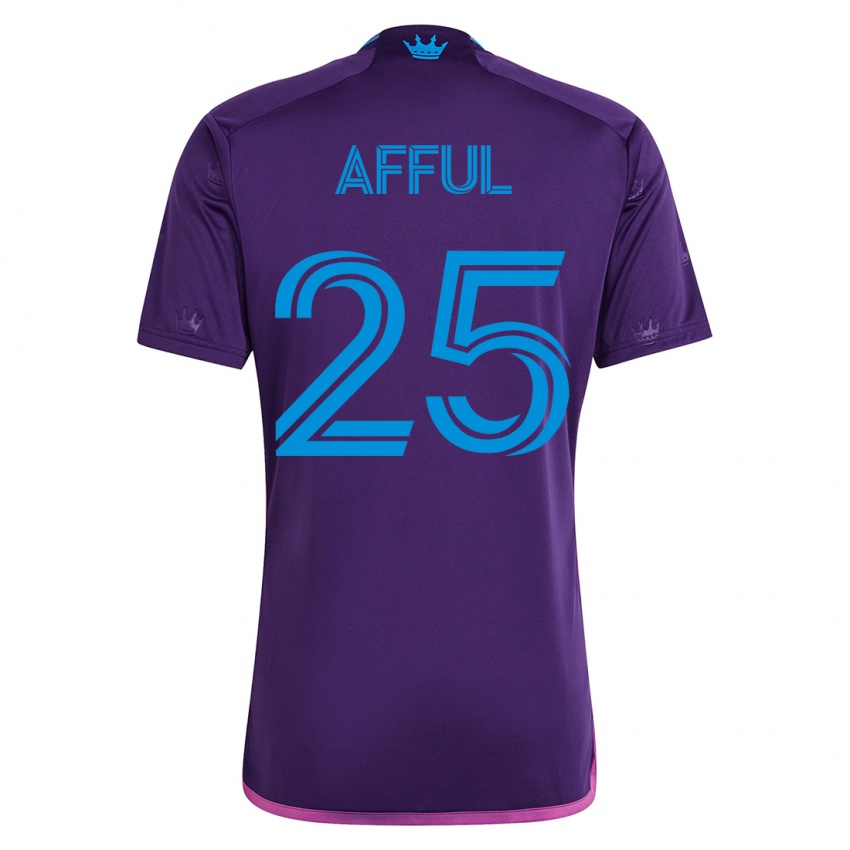 Mujer Camiseta Harrison Afful #25 Violeta 2ª Equipación 2023/24 La Camisa