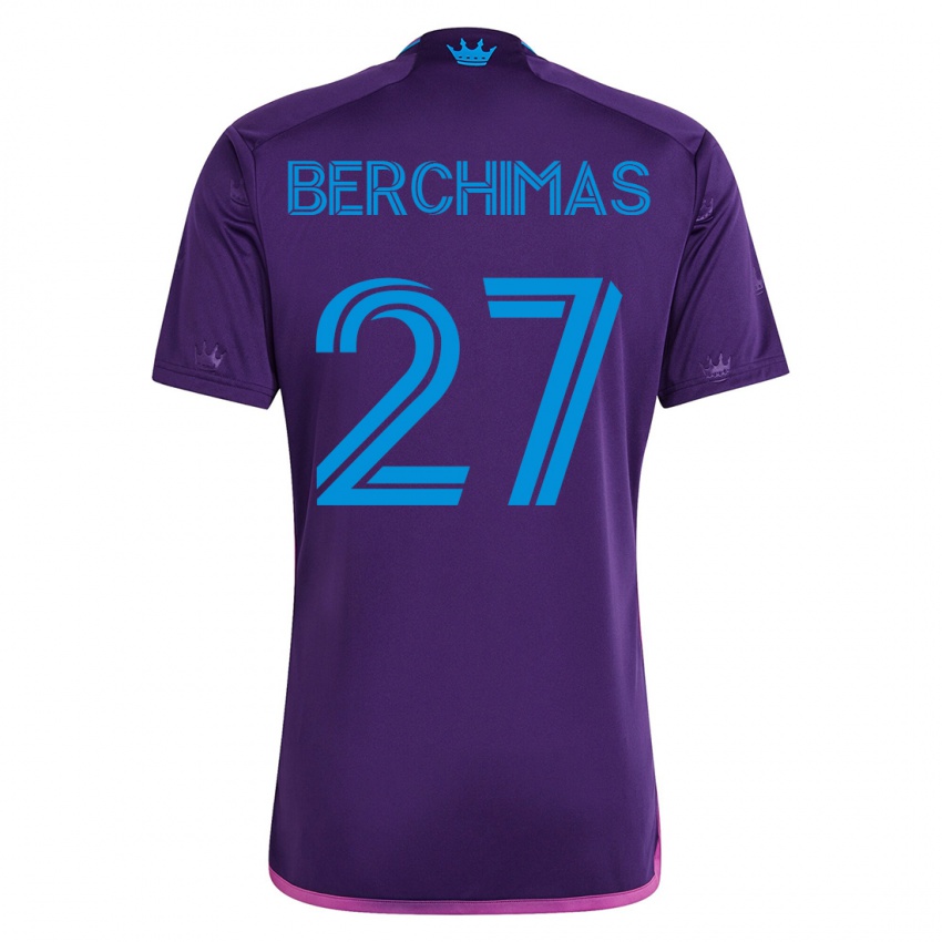Mujer Camiseta Nimfasha Berchimas #27 Violeta 2ª Equipación 2023/24 La Camisa