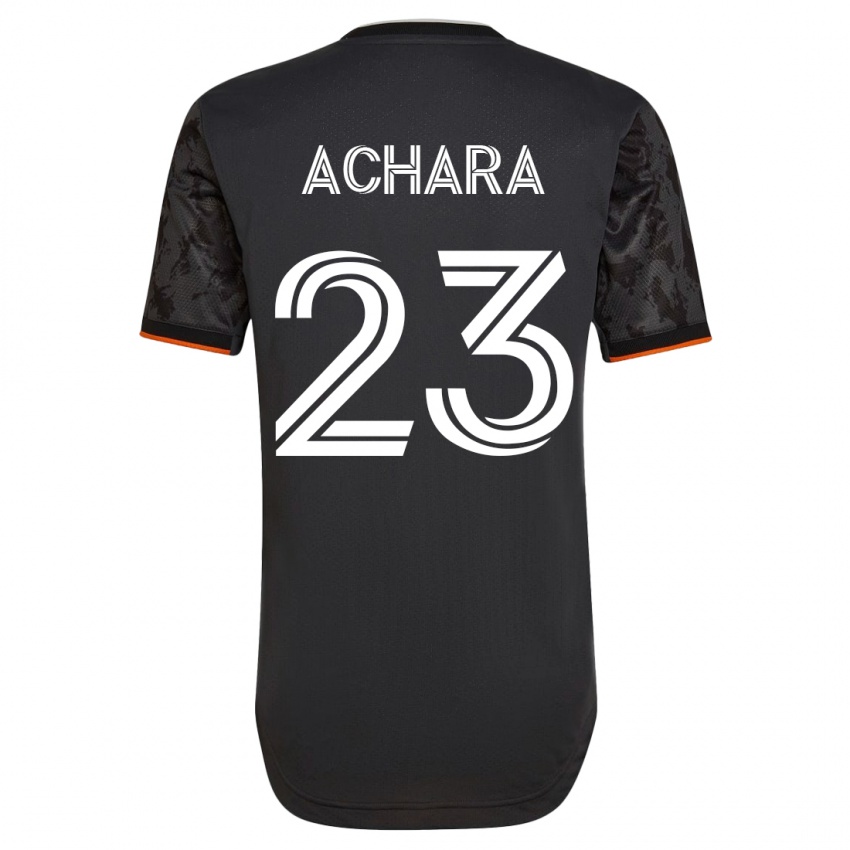 Mujer Camiseta Ifunanyachi Achara #23 Negro 2ª Equipación 2023/24 La Camisa