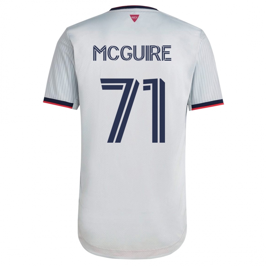 Mujer Camiseta Nolan Mcguire #71 Blanco 2ª Equipación 2023/24 La Camisa