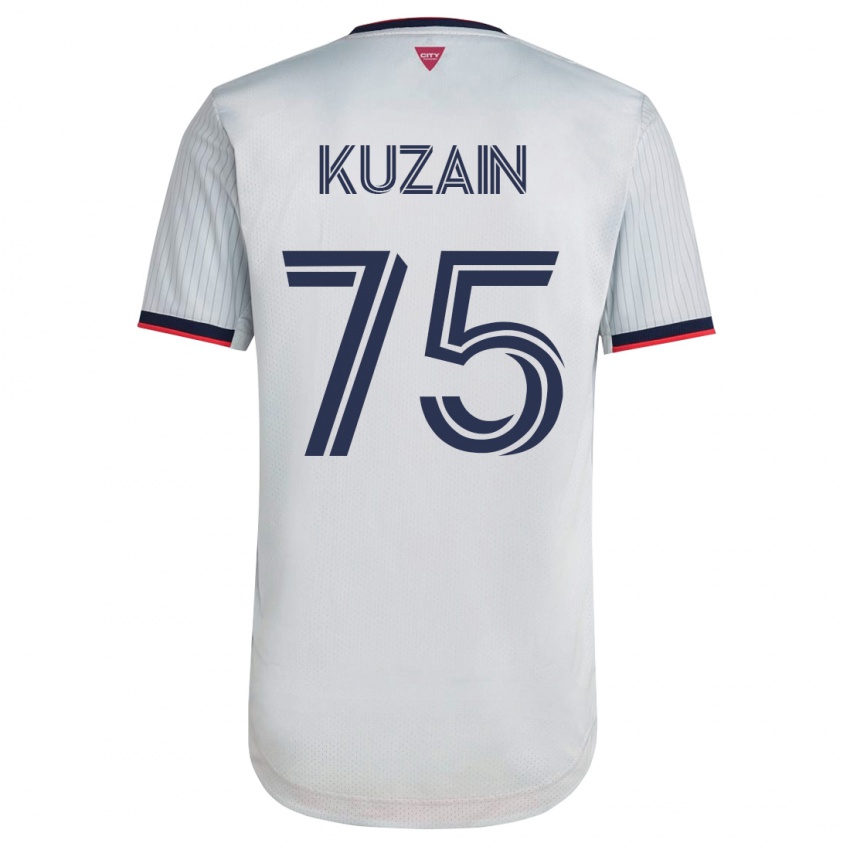 Mujer Camiseta Wan Kuzain #75 Blanco 2ª Equipación 2023/24 La Camisa