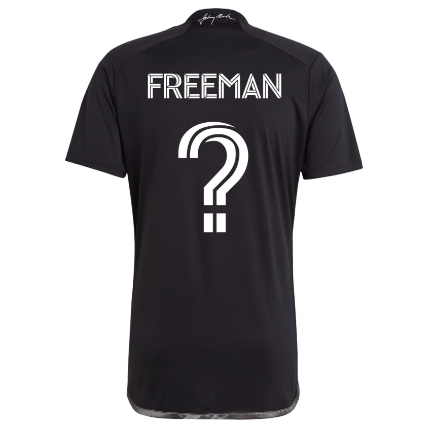 Mujer Camiseta Tyler Freeman #0 Negro 2ª Equipación 2023/24 La Camisa
