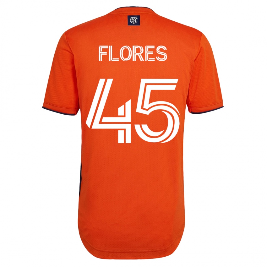 Mujer Camiseta Brian Flores #45 Negro 2ª Equipación 2023/24 La Camisa