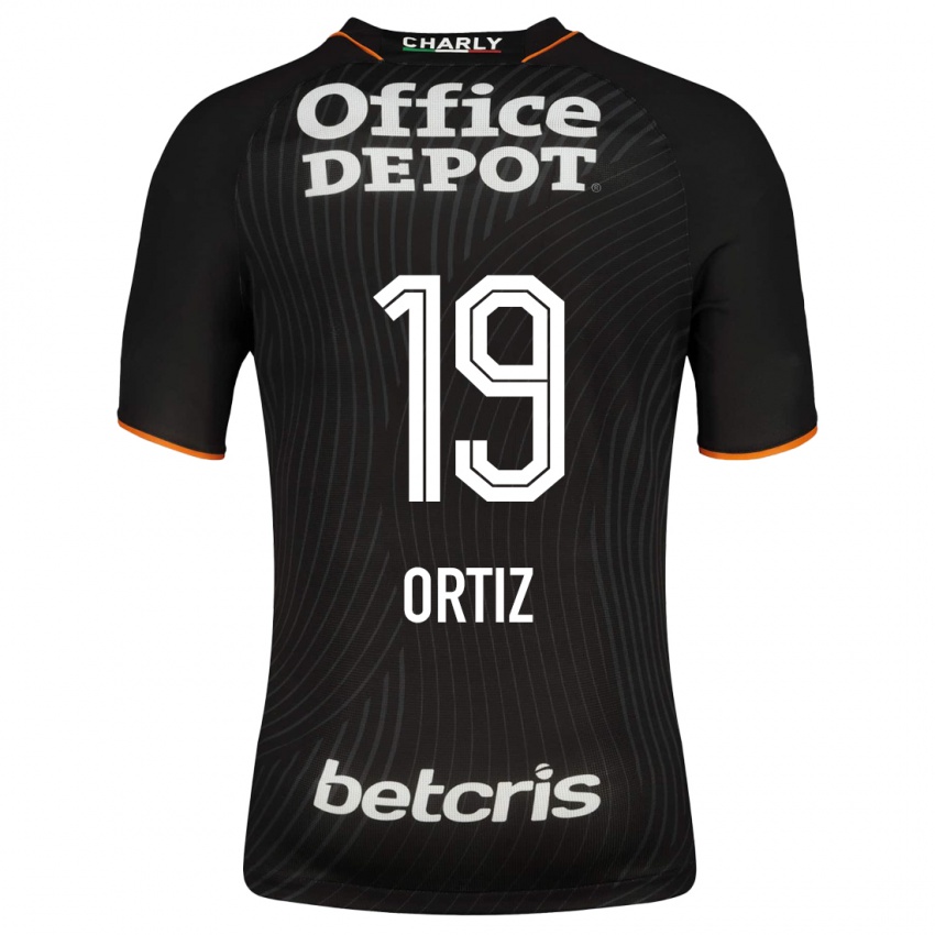 Mujer Camiseta Celso Ortiz #19 Negro 2ª Equipación 2023/24 La Camisa