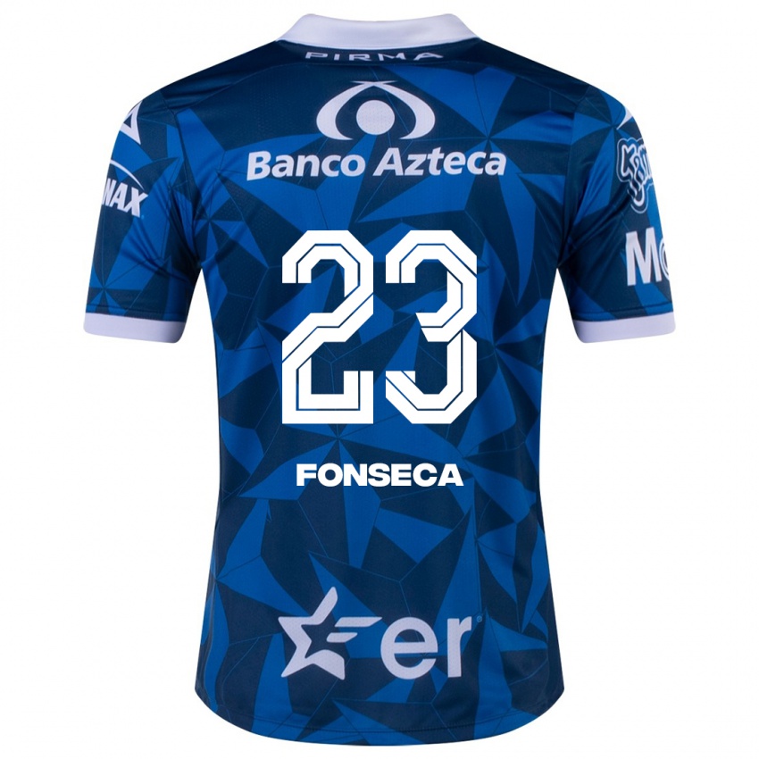 Mujer Camiseta Camila Fonseca #23 Azul 2ª Equipación 2023/24 La Camisa