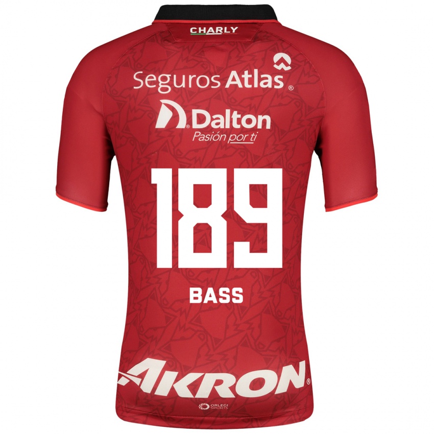 Mujer Camiseta Abraham Bass #189 Rojo 2ª Equipación 2023/24 La Camisa