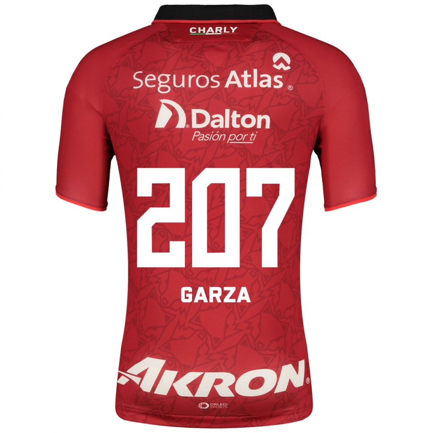 Mujer Camiseta Rodolfo Garza #207 Rojo 2ª Equipación 2023/24 La Camisa