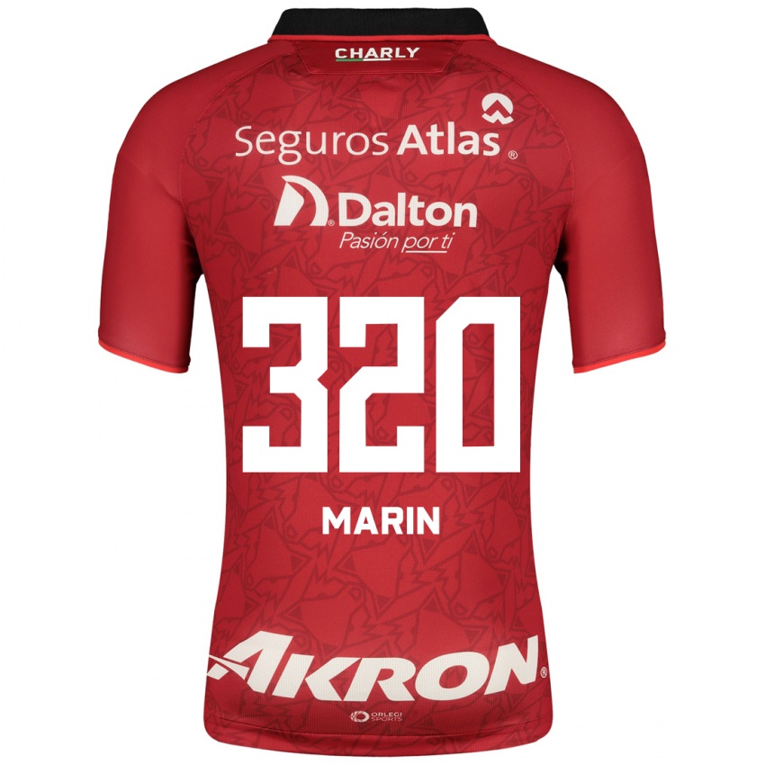 Mujer Camiseta Donato Marín #320 Rojo 2ª Equipación 2023/24 La Camisa