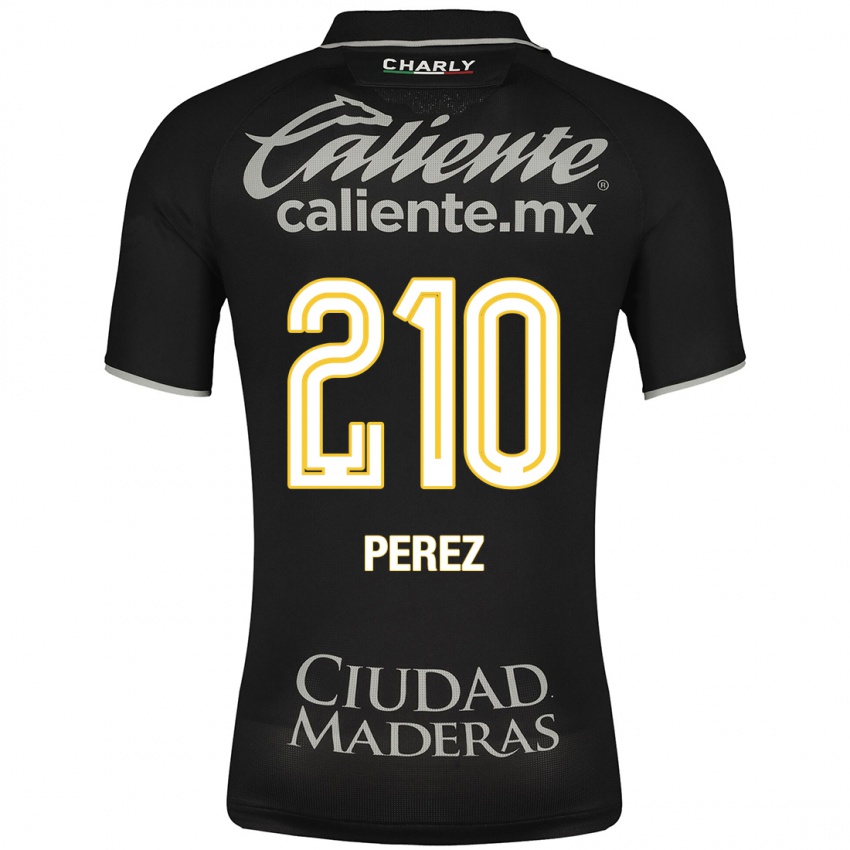 Mujer Camiseta Arez Pérez #210 Negro 2ª Equipación 2023/24 La Camisa