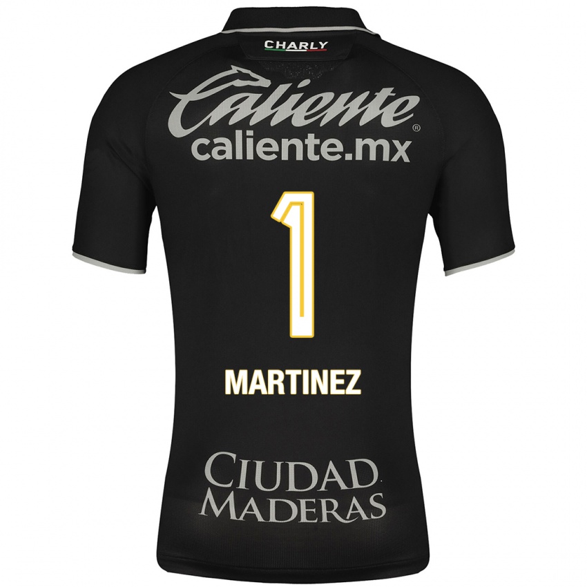 Mujer Camiseta Angeles Martínez #1 Negro 2ª Equipación 2023/24 La Camisa