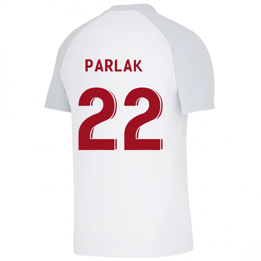 Mujer Camiseta Nazlıcan Parlak #22 Blanco 2ª Equipación 2023/24 La Camisa