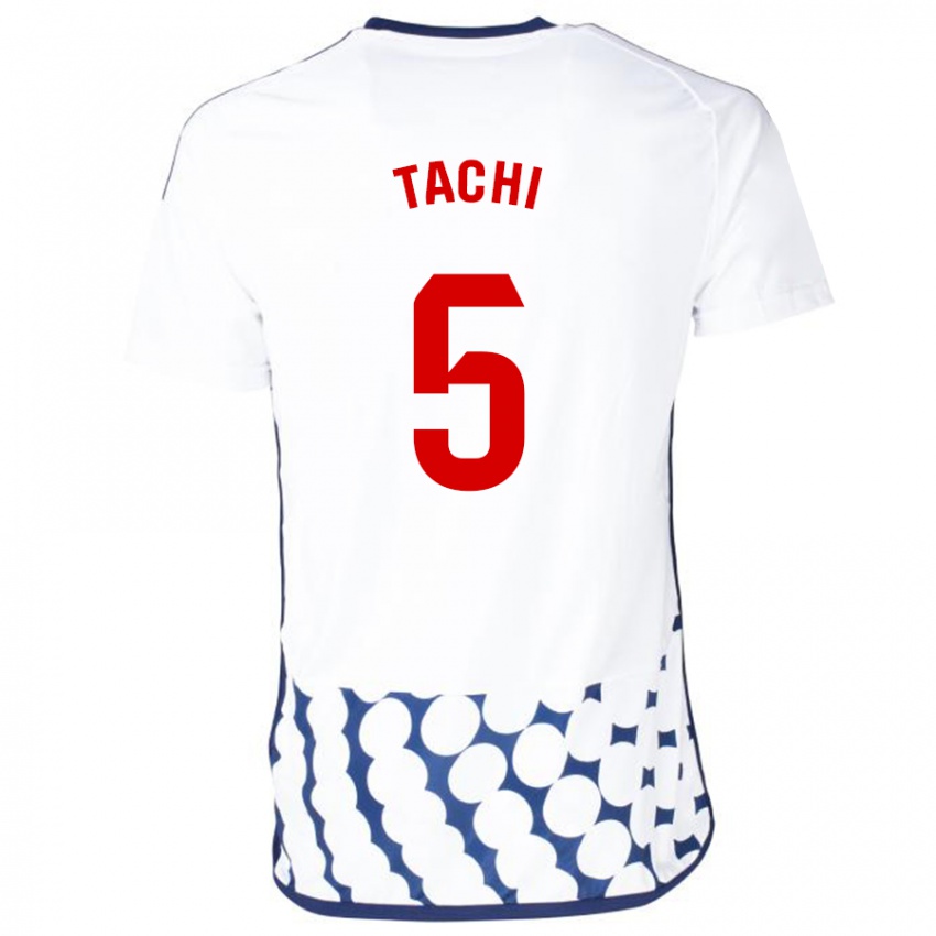 Mujer Camiseta Tachi #5 Blanco 2ª Equipación 2023/24 La Camisa
