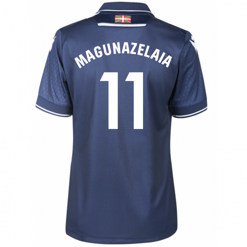 Mujer Camiseta Jon Magunazelaia #11 Armada 2ª Equipación 2023/24 La Camisa