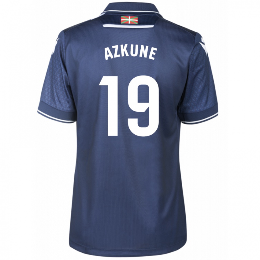 Mujer Camiseta Ekain Azkune #19 Armada 2ª Equipación 2023/24 La Camisa