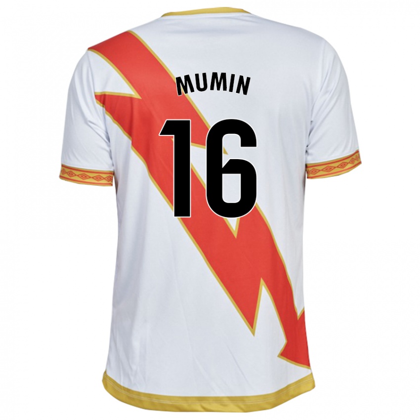 Niño Camiseta Abdul Mumin #16 Blanco 1ª Equipación 2023/24 La Camisa