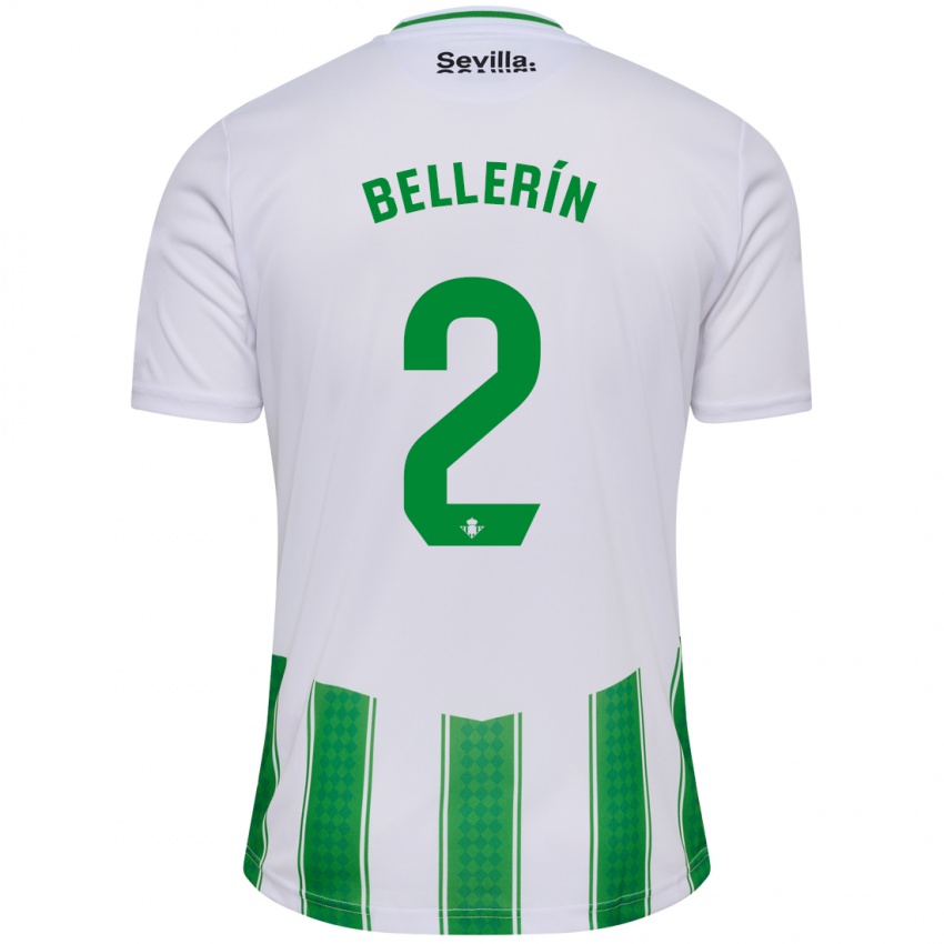 Niño Camiseta Hector Bellerin #2 Blanco 1ª Equipación 2023/24 La Camisa