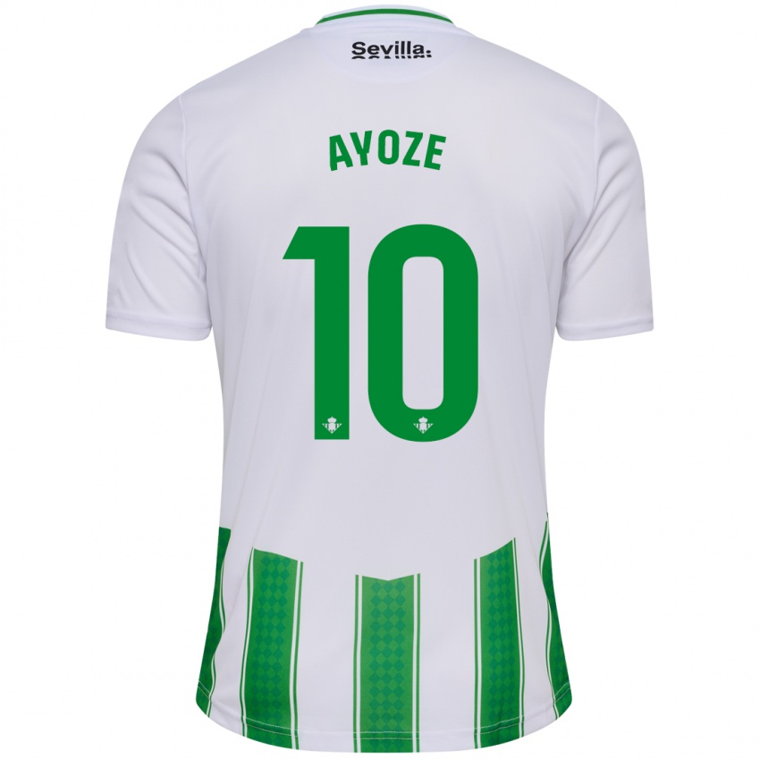 Niño Camiseta Ayoze Pérez #10 Blanco 1ª Equipación 2023/24 La Camisa