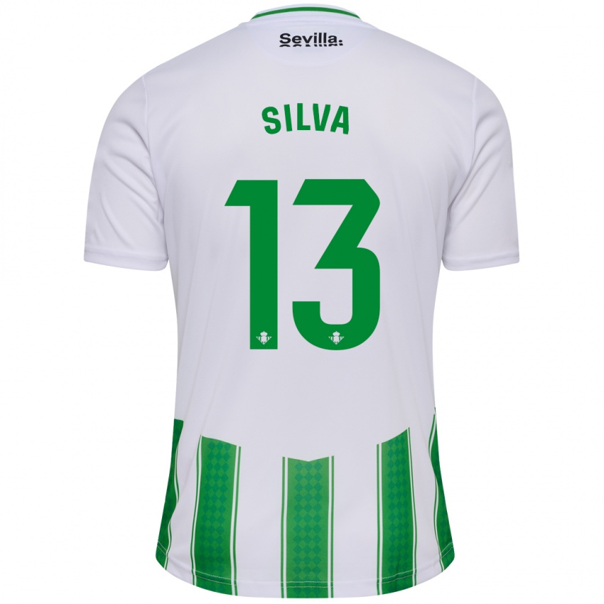 Niño Camiseta Rui Silva #13 Blanco 1ª Equipación 2023/24 La Camisa