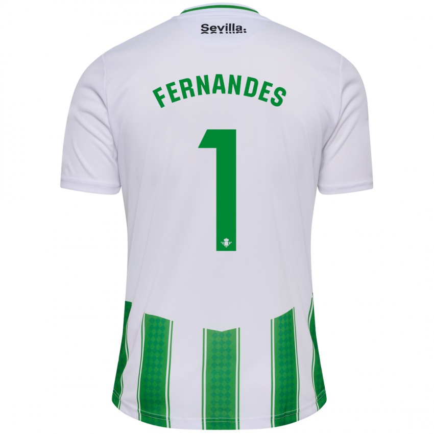 Niño Camiseta Guilherme Fernandes #1 Blanco 1ª Equipación 2023/24 La Camisa