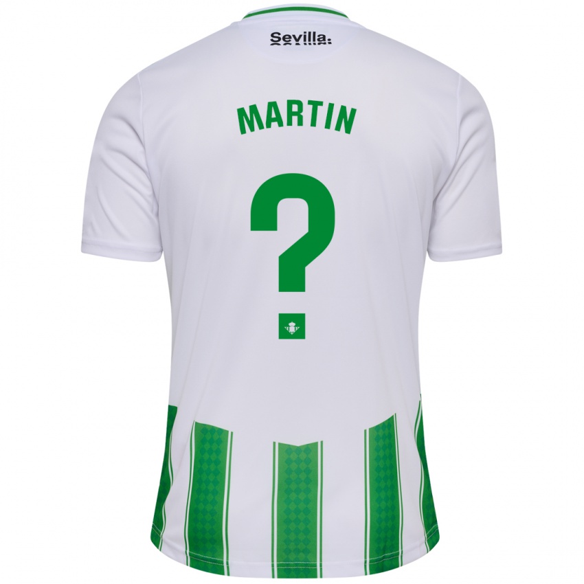 Niño Camiseta Adrián Martín #0 Blanco 1ª Equipación 2023/24 La Camisa