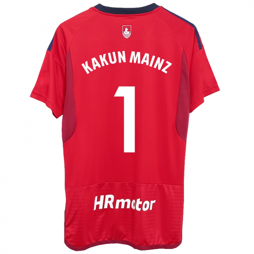 Niño Camiseta Kakun Mainz #1 Rojo 1ª Equipación 2023/24 La Camisa
