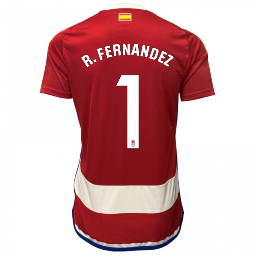 Niño Camiseta Raúl Fernández #1 Rojo 1ª Equipación 2023/24 La Camisa