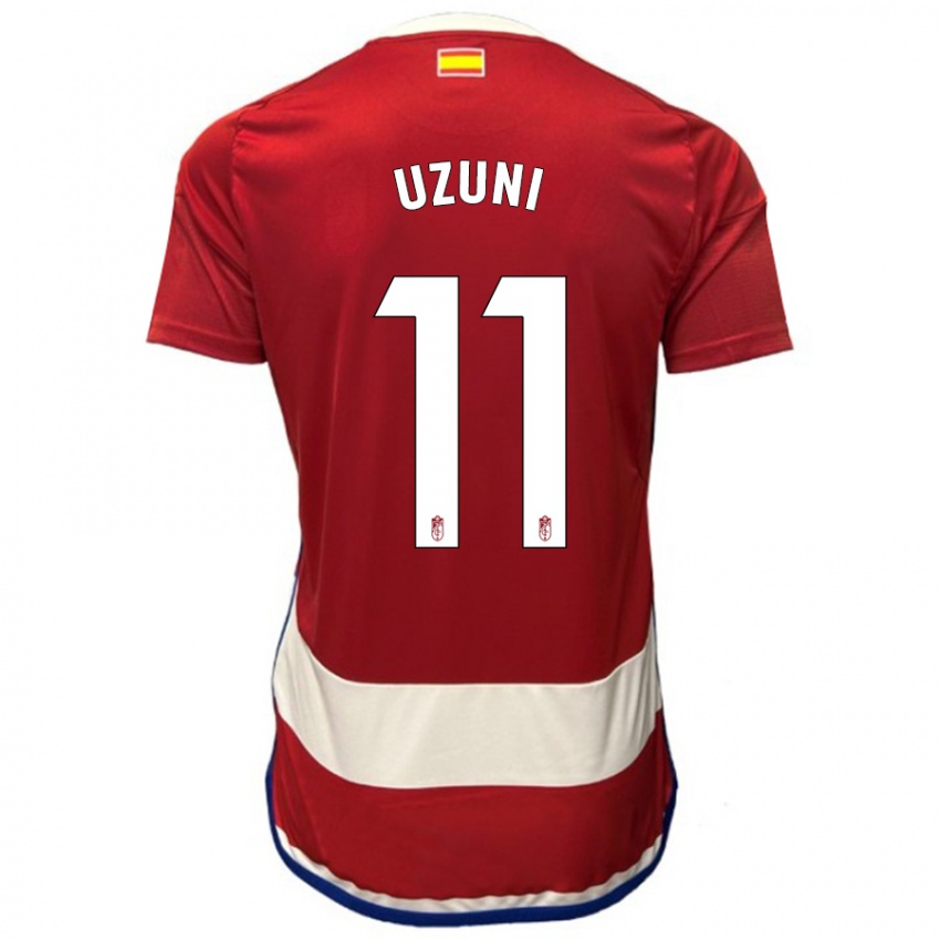 Niño Camiseta Myrto Uzuni #11 Rojo 1ª Equipación 2023/24 La Camisa