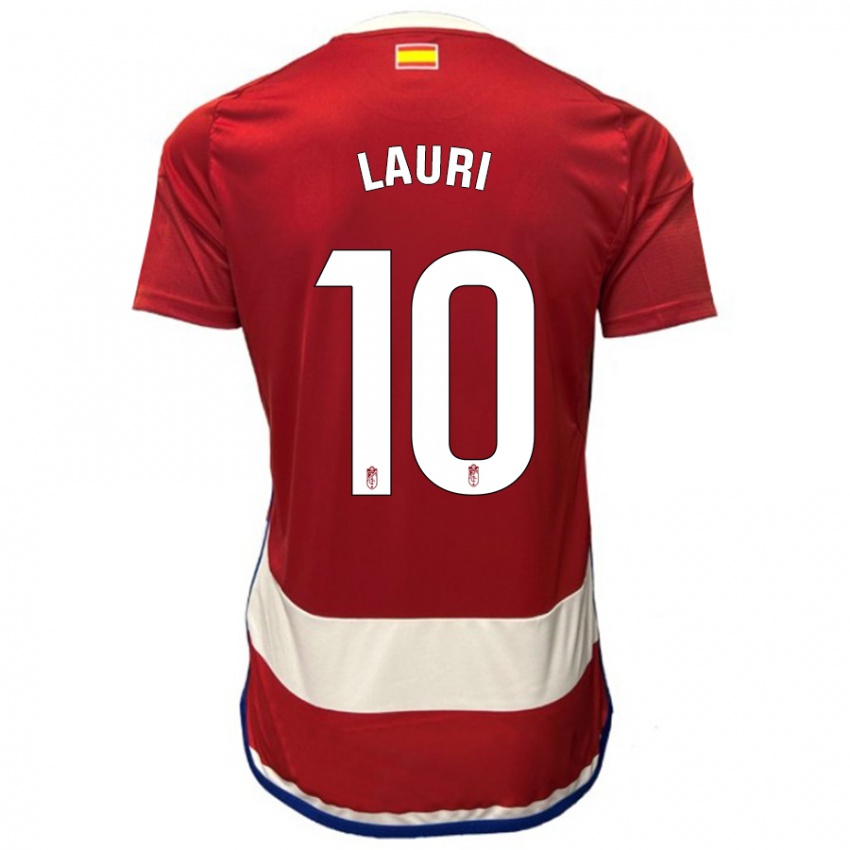 Niño Camiseta Lauri #10 Rojo 1ª Equipación 2023/24 La Camisa