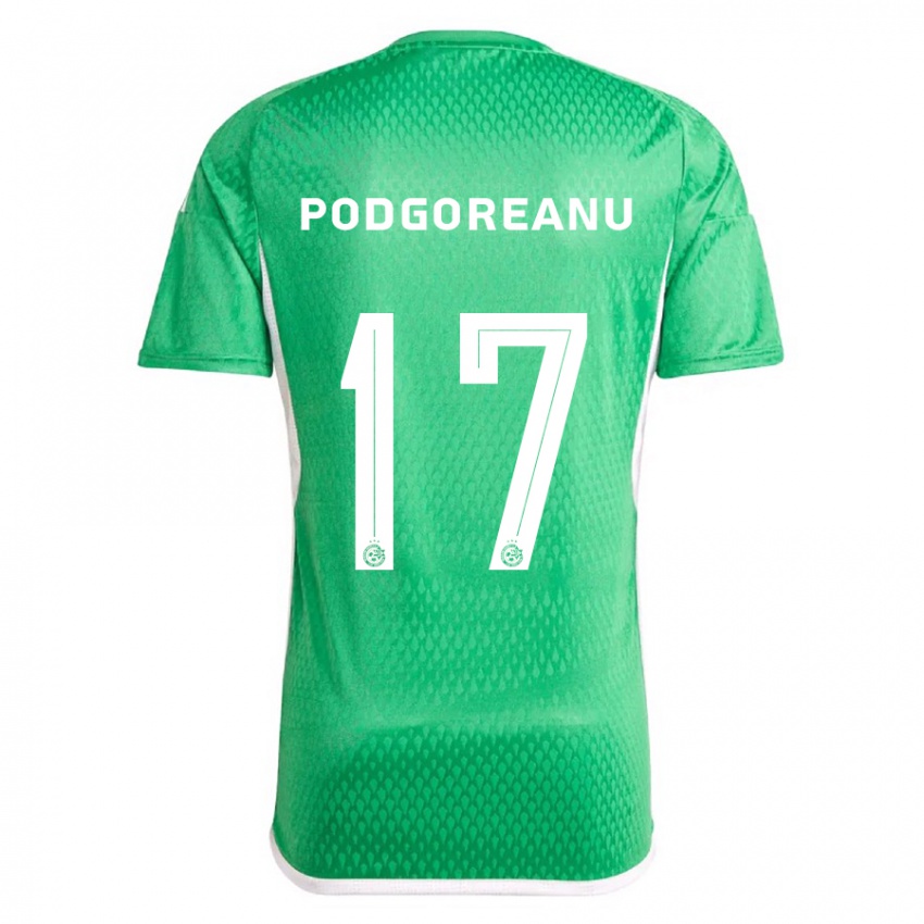 Niño Camiseta Suf Podgoreanu #17 Blanco Azul 1ª Equipación 2023/24 La Camisa