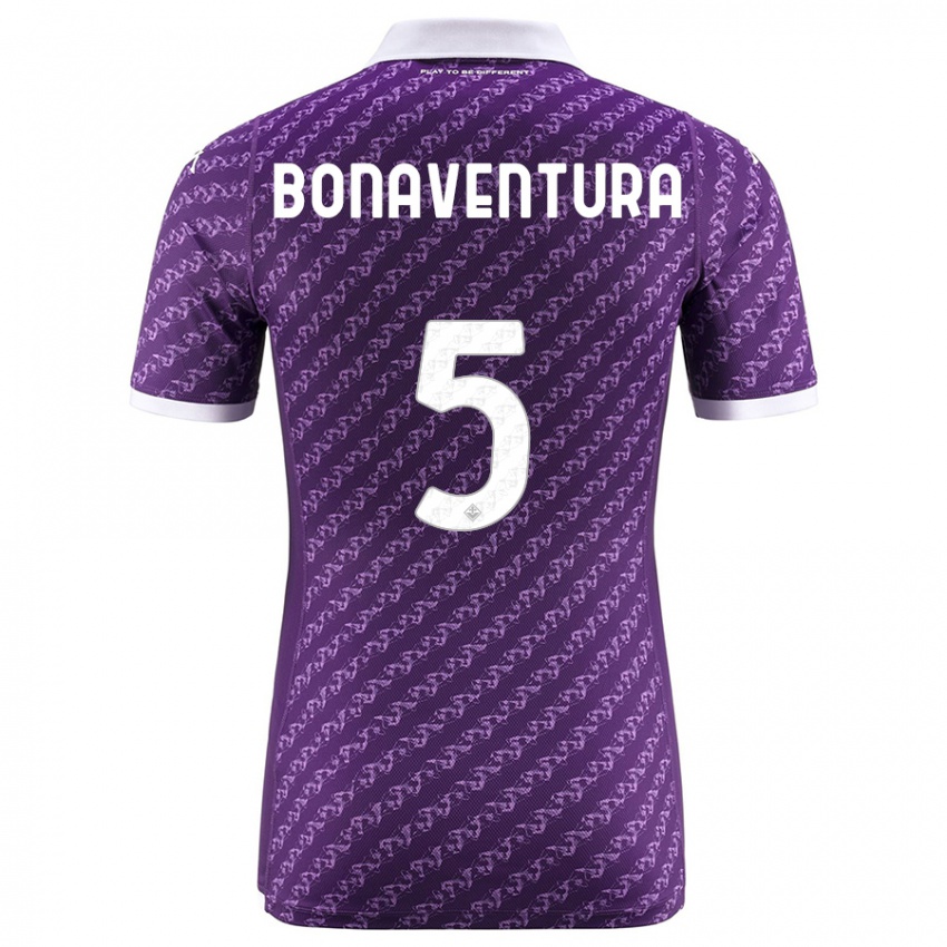 Niño Camiseta Giacomo Bonaventura #5 Violeta 1ª Equipación 2023/24 La Camisa