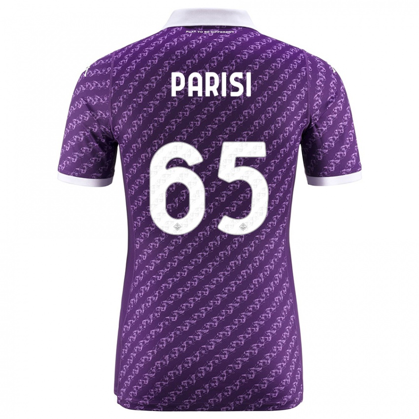 Niño Camiseta Fabiano Parisi #65 Violeta 1ª Equipación 2023/24 La Camisa