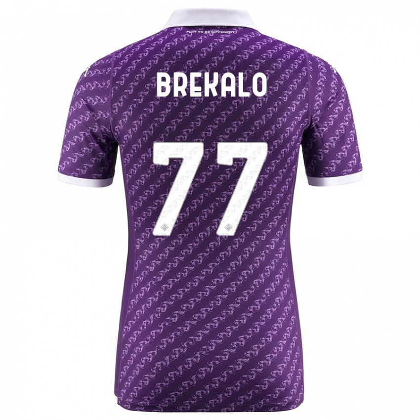 Niño Camiseta Josip Brekalo #77 Violeta 1ª Equipación 2023/24 La Camisa