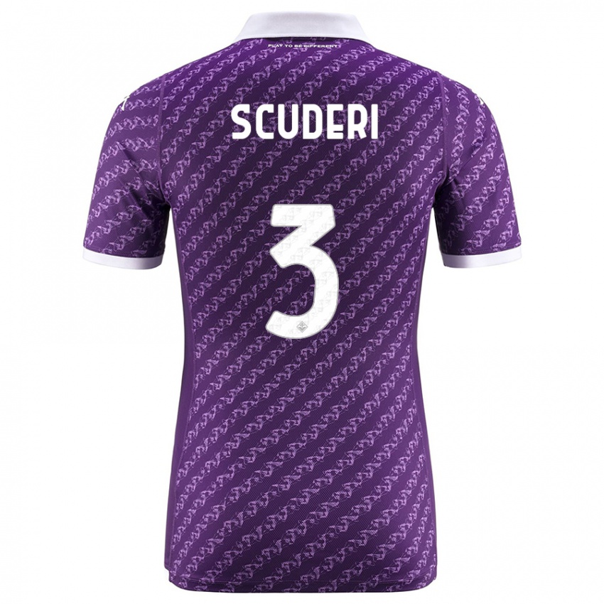 Niño Camiseta Giulio Scuderi #3 Violeta 1ª Equipación 2023/24 La Camisa