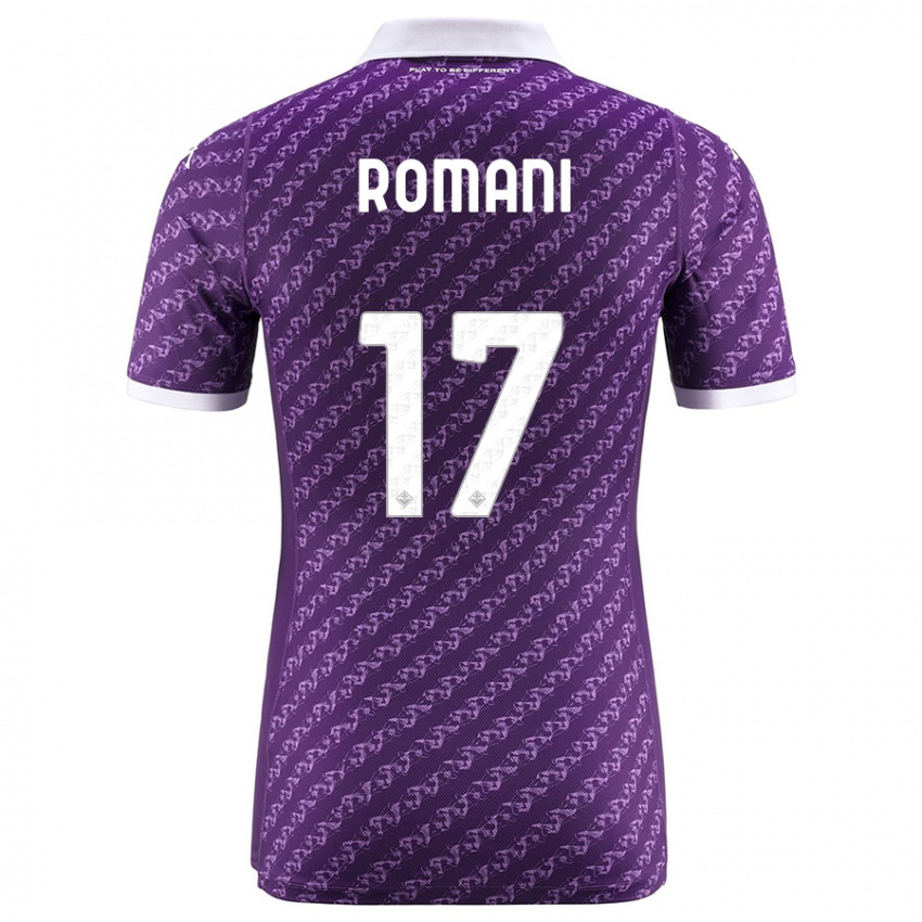 Niño Camiseta Lorenzo Romani #17 Violeta 1ª Equipación 2023/24 La Camisa