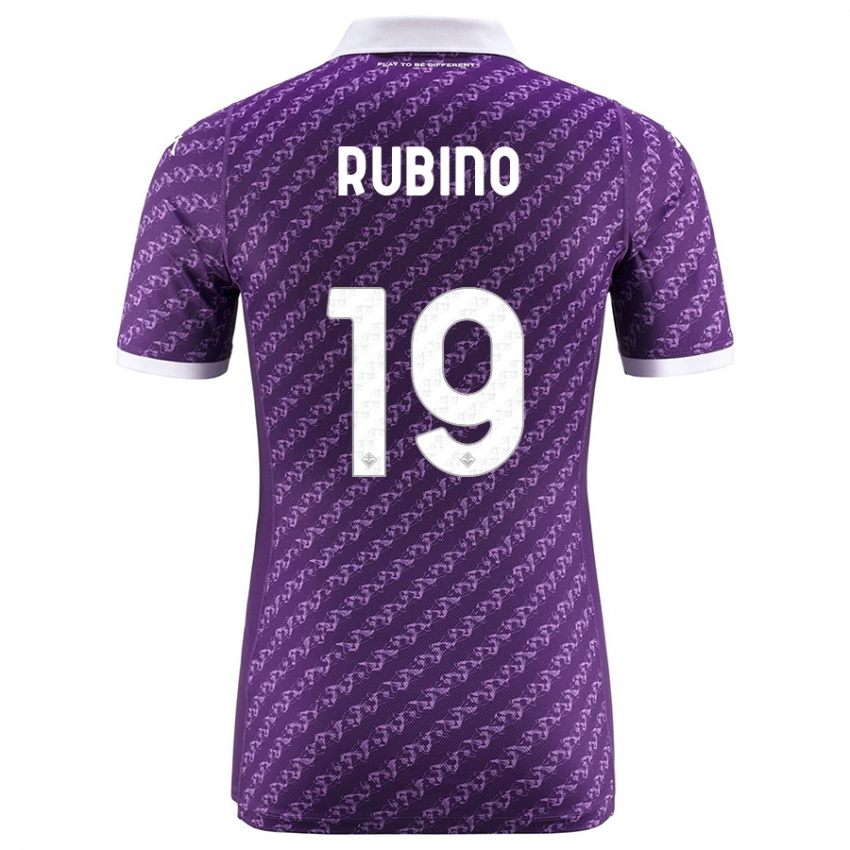 Niño Camiseta Tommaso Rubino #19 Violeta 1ª Equipación 2023/24 La Camisa